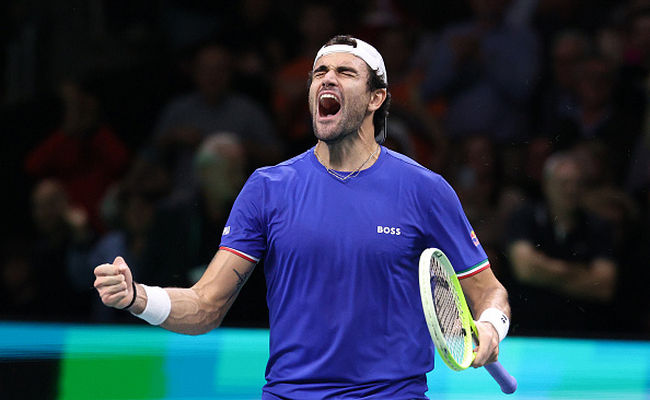 Італія впевнено обіграла Австрію та пробилася до півфіналу Кубка Девіса