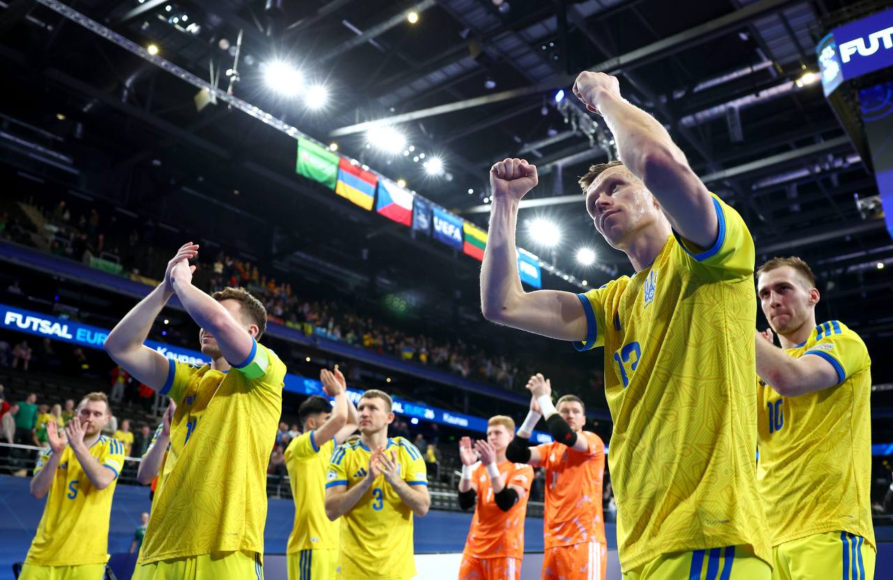Сборная Украины по футзалу вышла в плей-офф Евро-2026