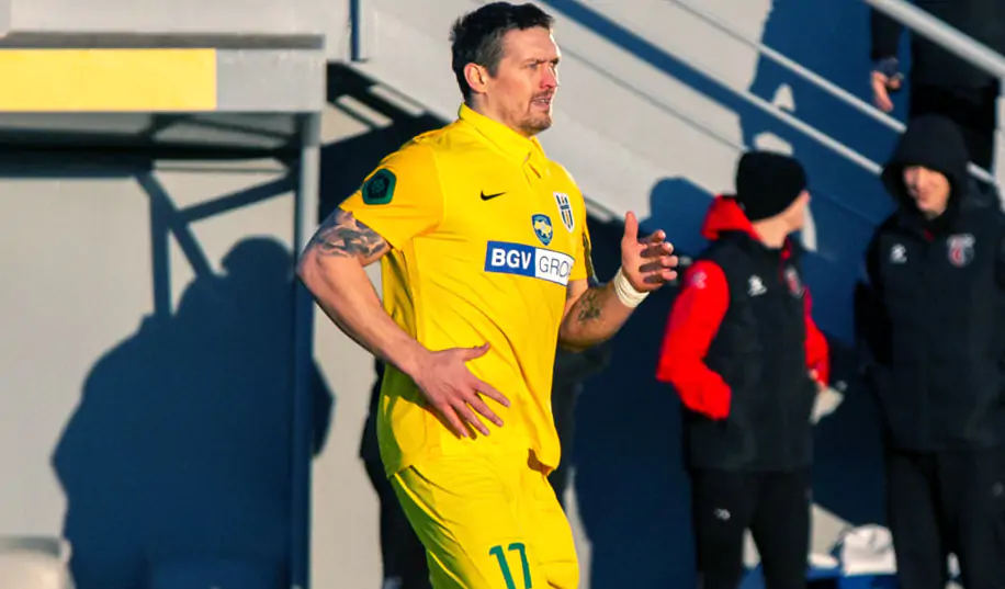 Усик повернувся на поле: дебют за Полісся у 2026 році в переможному матчі