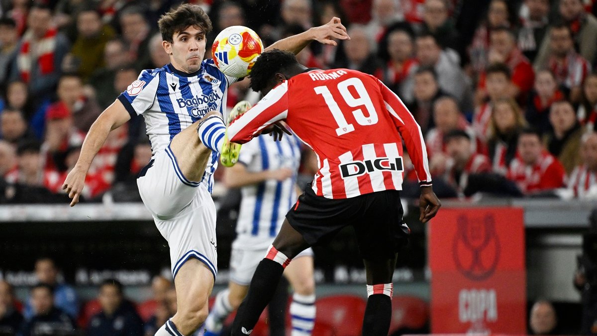 Реал Сосьедад минимально обыграл Атлетик в первом полуфинале Кубка Испании