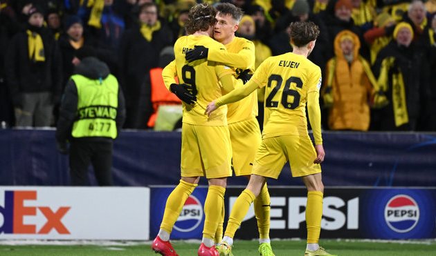 Буде-Глимт уверенно обыграл Интер в первом матче плейоф ЛЧ