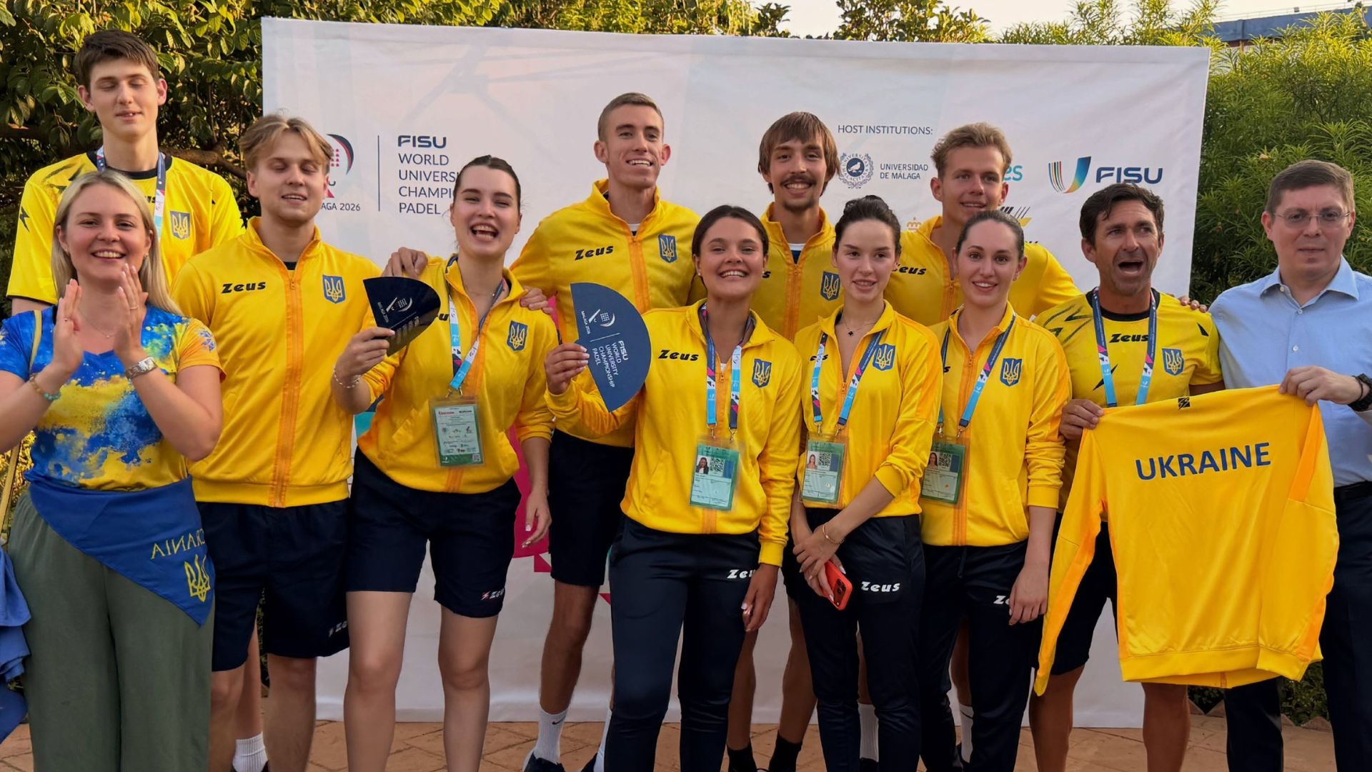 Україна фінішувала п'ятою на першому в історії чемпіонаті світу з паделу серед студентів