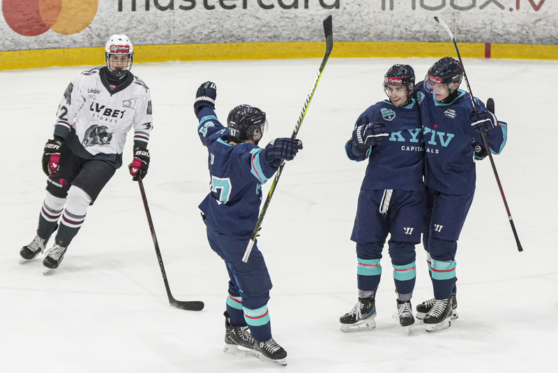 Киев Кэпиталз разгромил Лиепаю 6:2 и укрепил лидерство в Балтийской лиге