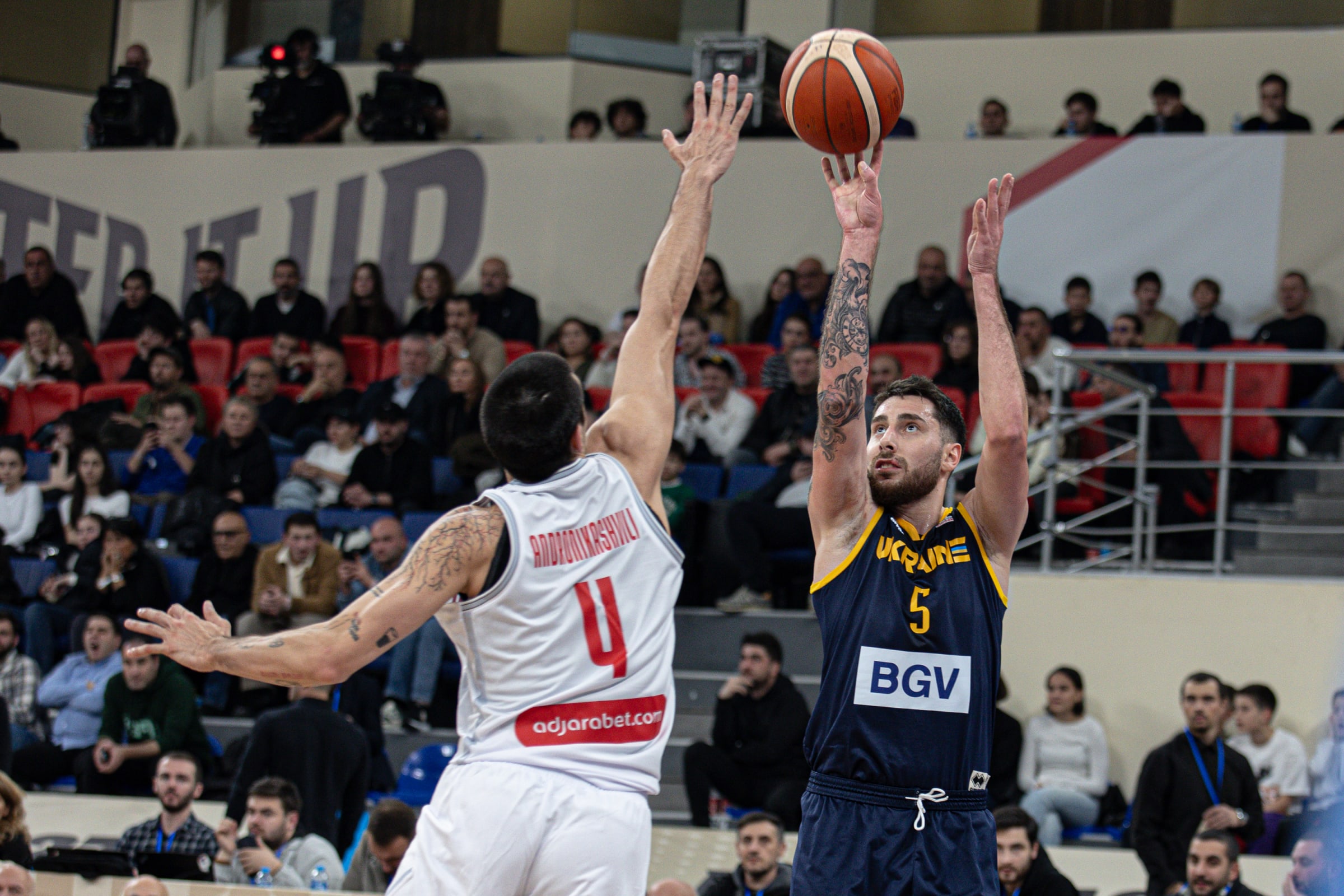 Украина уверенно обыграла Грузию в стартовом матче квалификации ЧМ-2027 по баскетболу