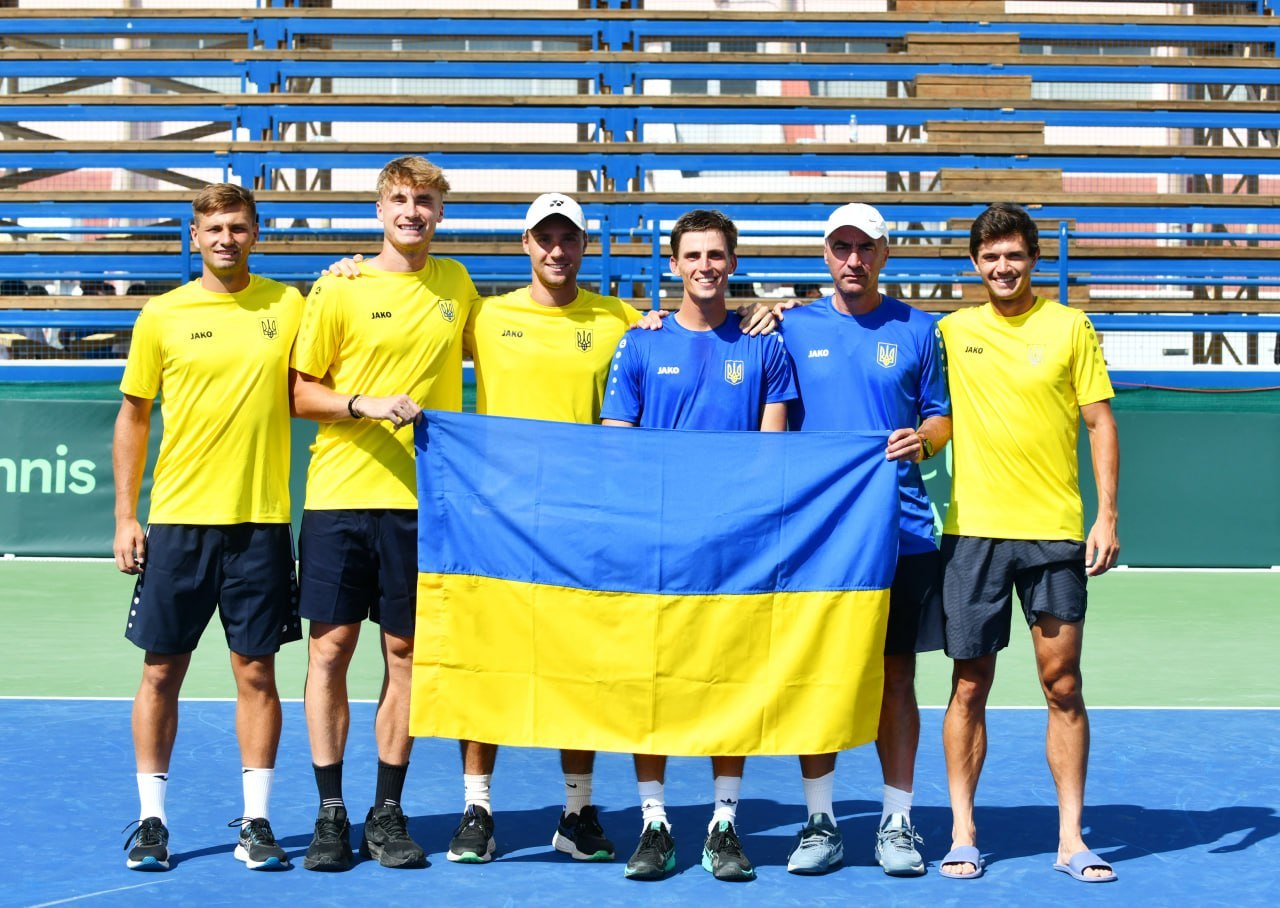 Збірна України піднялася на три позиції в рейтингу Кубка Девіса після перемоги над Кіпром