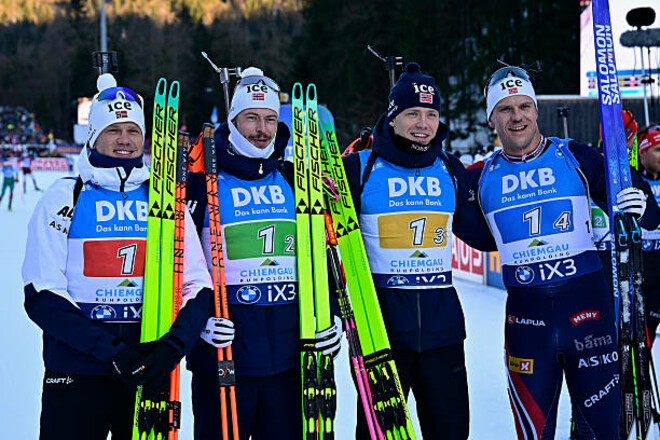 Норвегія виграла залік естафет Кубка світу з біатлону, Україна – у топ-10