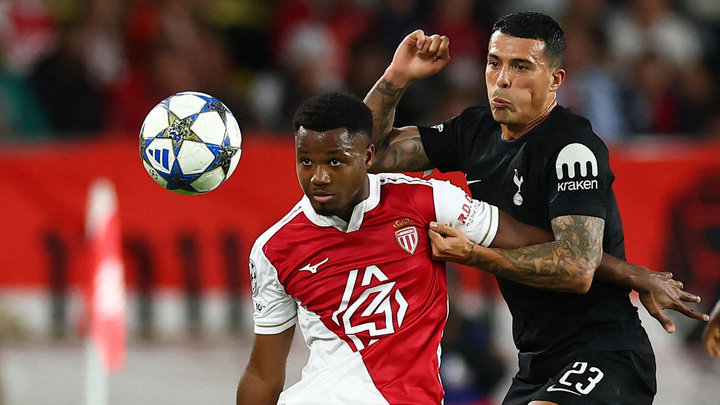 Монако и Тоттенхэм не определили сильнейшего в матче Лиги чемпионов