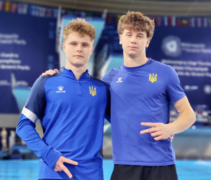Середа та Гриценко стали бронзовими призерами Євро-2026 зі стрибків у воду