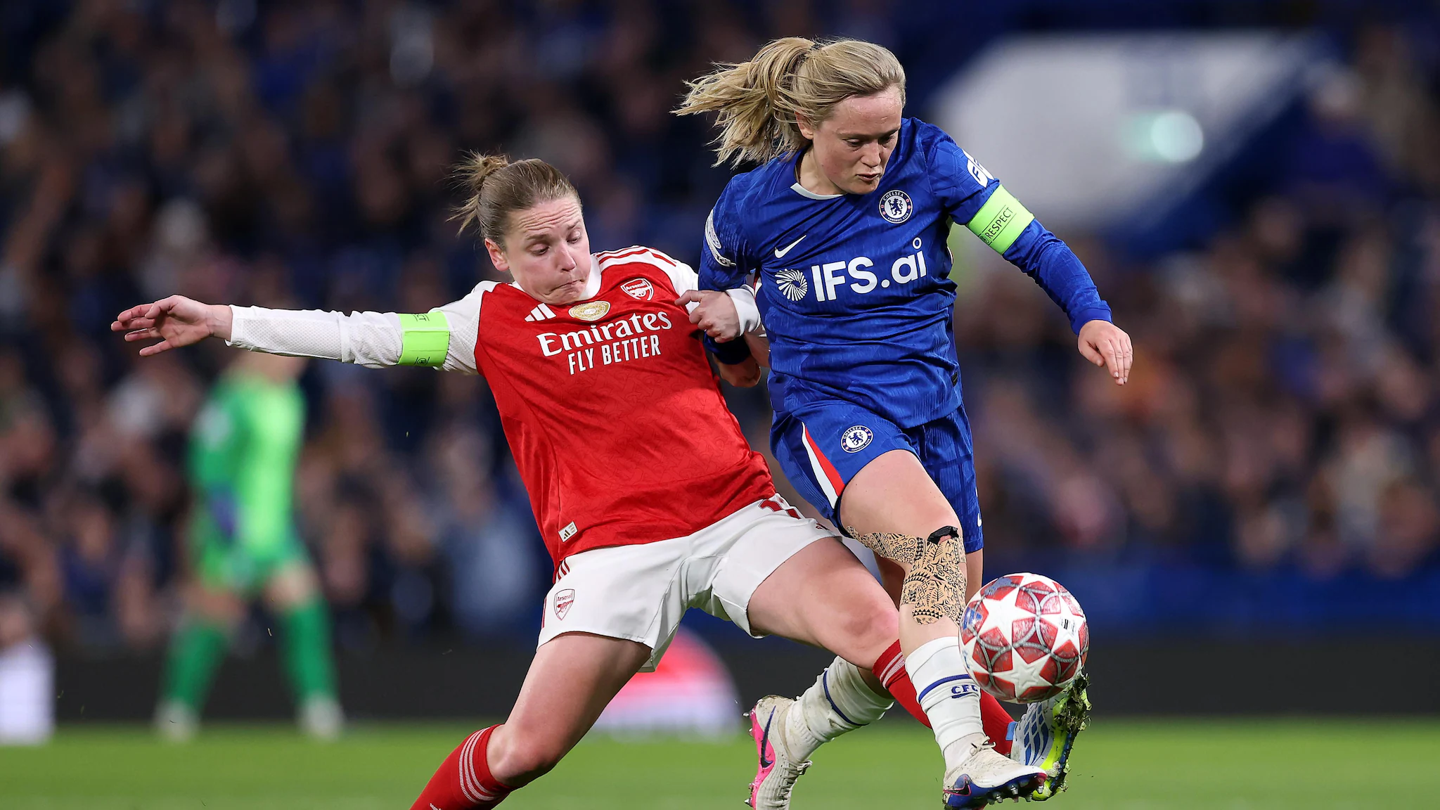 Арсенал проиграл Челси, но вышел в полуфинал женской Лиги чемпионов