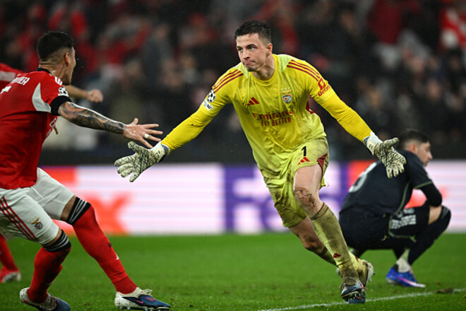 Трубин забил Реалу и вывел Бенфику в плей-офф Лиги чемпионов