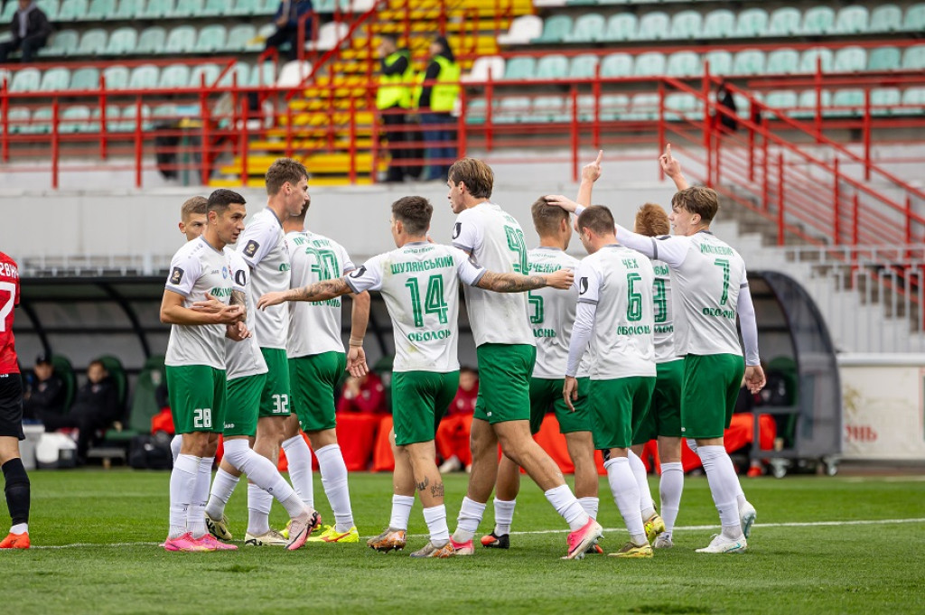Оболонь одержала первую победу в сезоне УПЛ, обыграв Верес со счетом 2:0