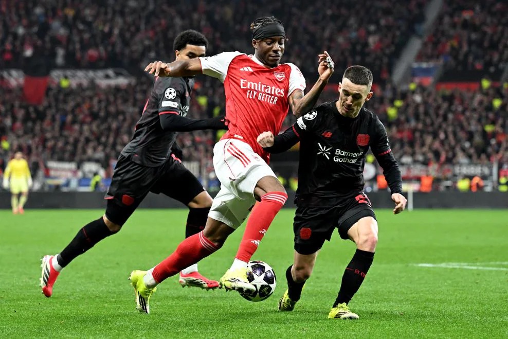 Арсенал вырвал ничью с Байером в первом матче 1/8 финала Лиги чемпионов