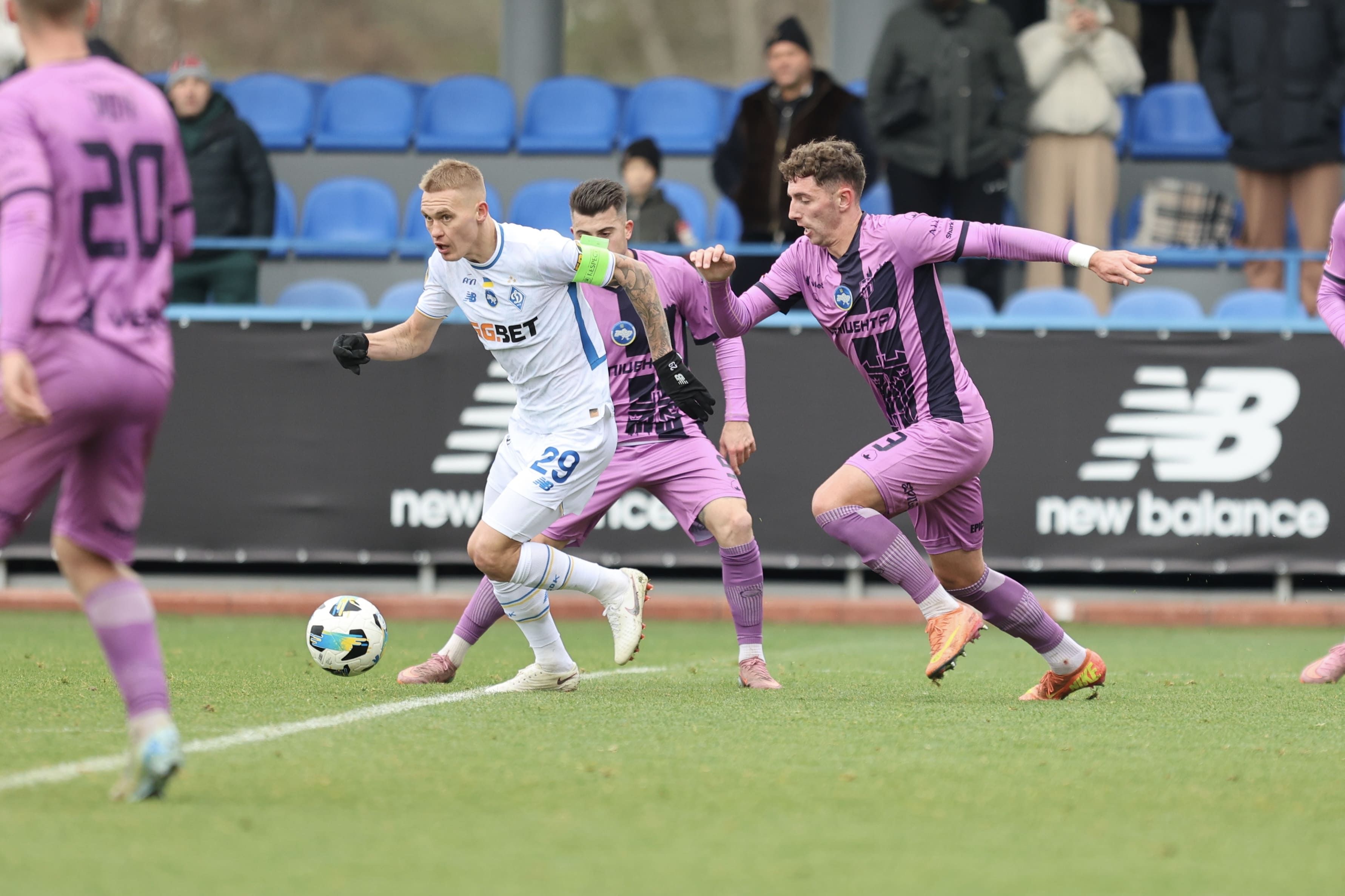 Динамо обіграло Епіцентр у контрольному матчі завдяки пізньому голу Попова