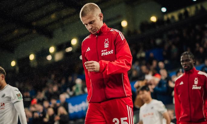 Зінченко вперше за два місяці вийшов на поле за Ноттінгем Форест в АПЛ