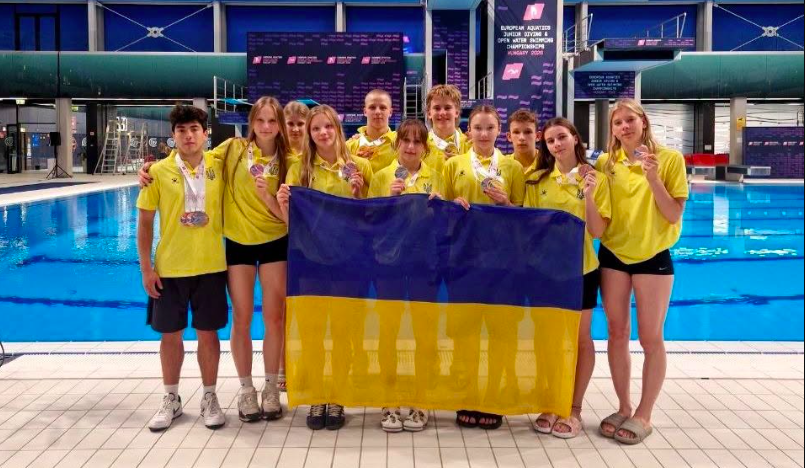 Україна здобула 14 медалей на юніорському чемпіонаті Європи зі стрибків у воду