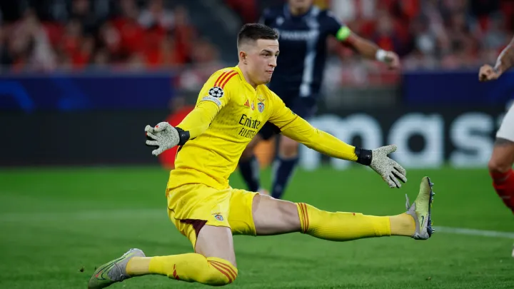 Трубін провів десятий матч без пропущених голів за Бенфіку