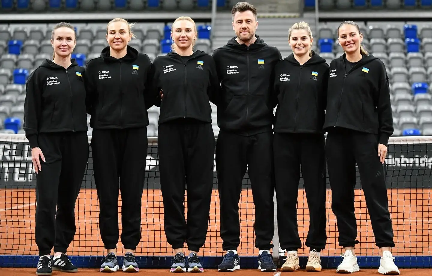 Жіноча збірна України з тенісу провела перше тренування перед кваліфікацією Кубка Біллі Джин Кінг проти Польщі