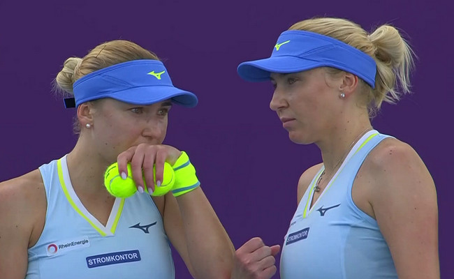 Доха: сестры Киченок завершили выступление в парном турнире уже на старте