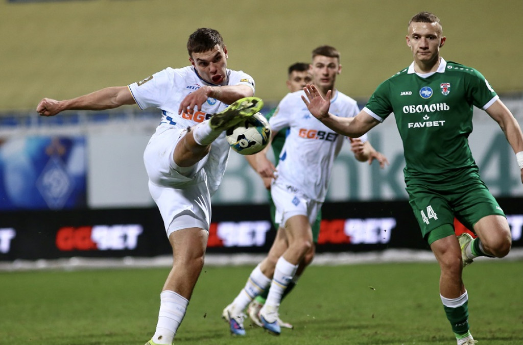 Динамо здобуло вольову перемогу над Оболонню та продовжило переможну серію в УПЛ