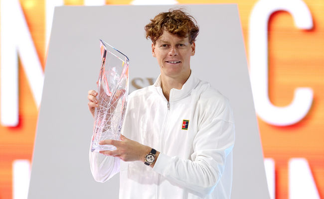 Синнер выиграл титул в Майами и установил рекорд ATP Masters