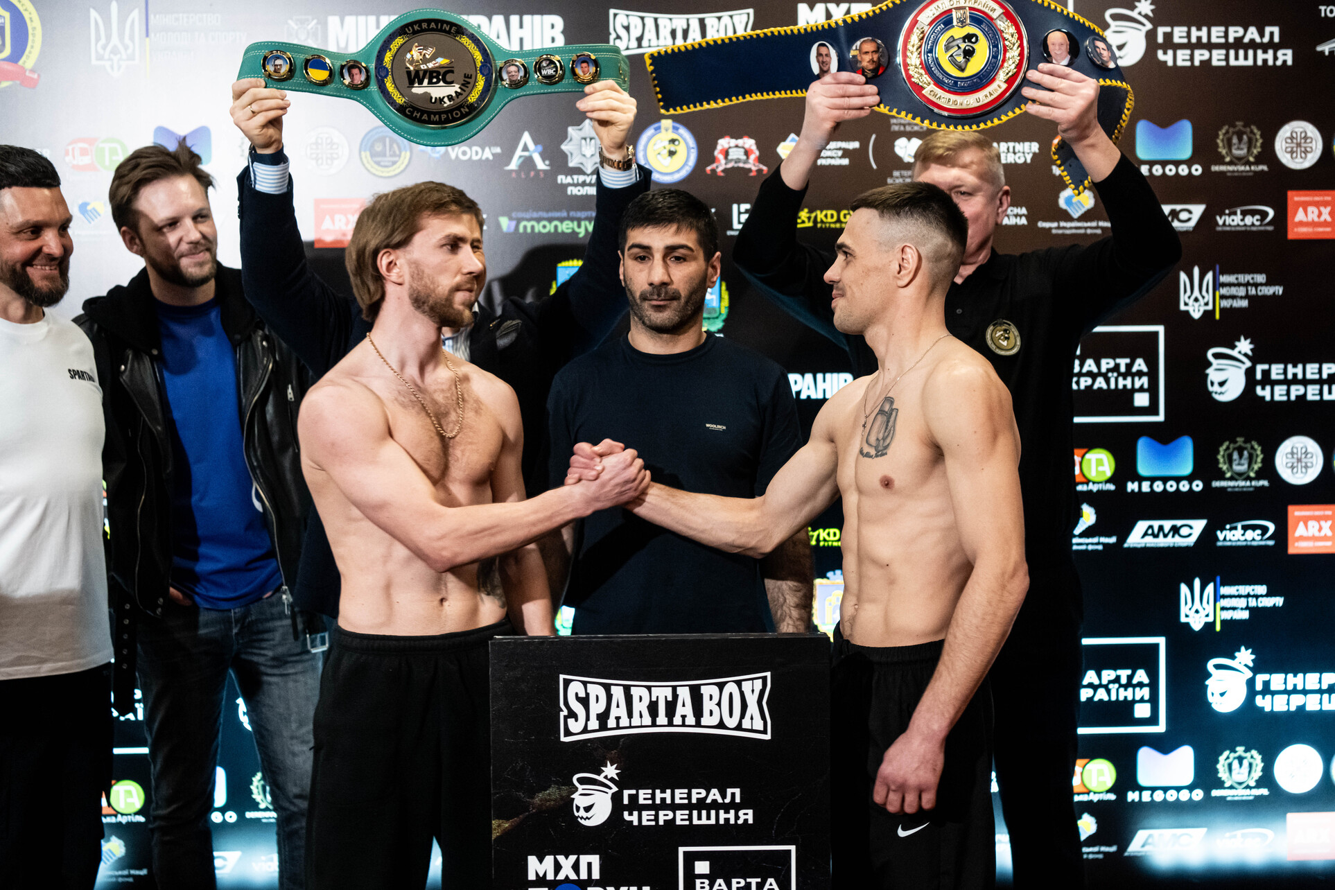 Відбулося зважування перед вечором боксу від Spartabox Faniian Promotions