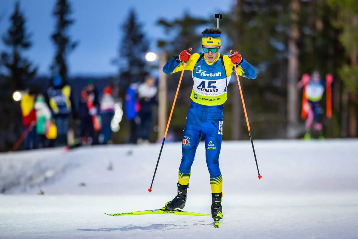 Тарасюк финишировал в топ-10 спринта на юниорском ЧМ по биатлону в Арбери