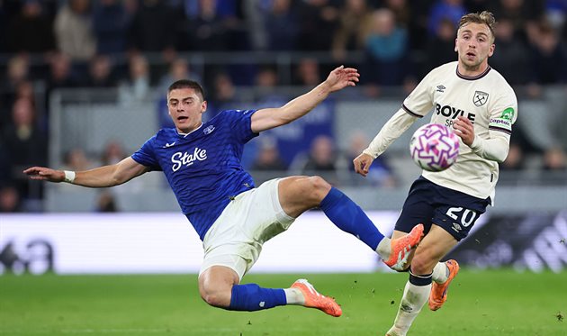 Эвертон с Миколенко не удержал победу и сыграл вничью с Вест Хэмом