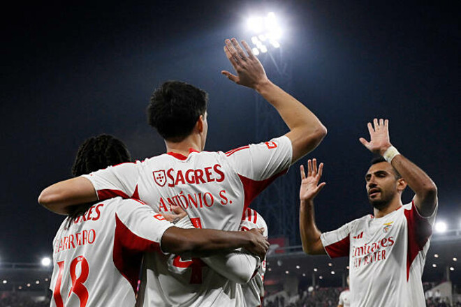 Бенфика обыграла Жил Висенте в 24-м туре чемпионата Португалии