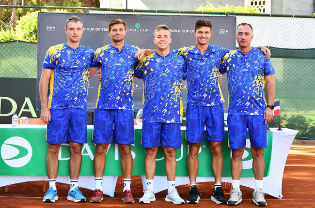 Сборная Украины объявила состав на матч Кубка Дэвиса против Люксембурга