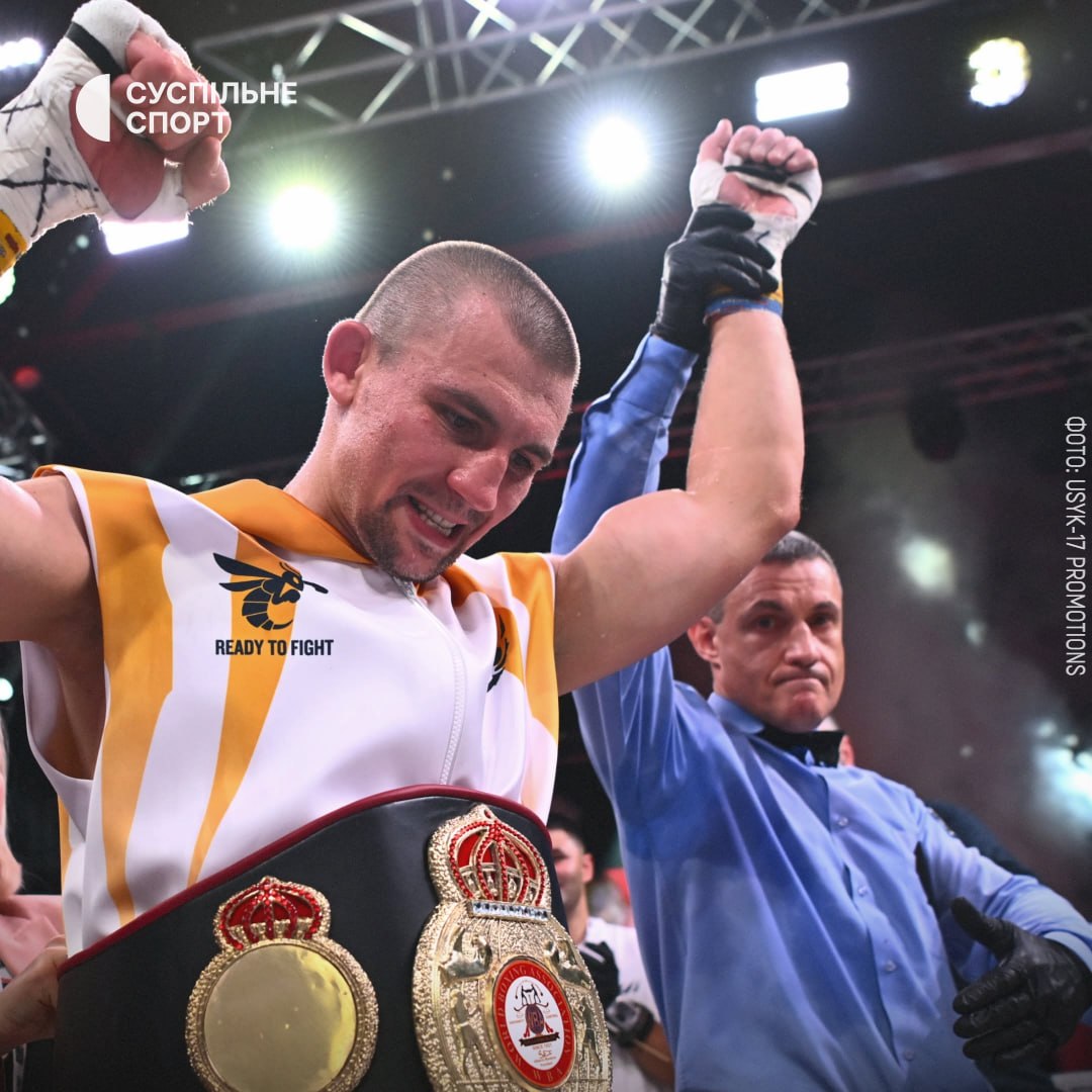 Олександр Хижняк здобув перший чемпіонський титул у професійному боксі