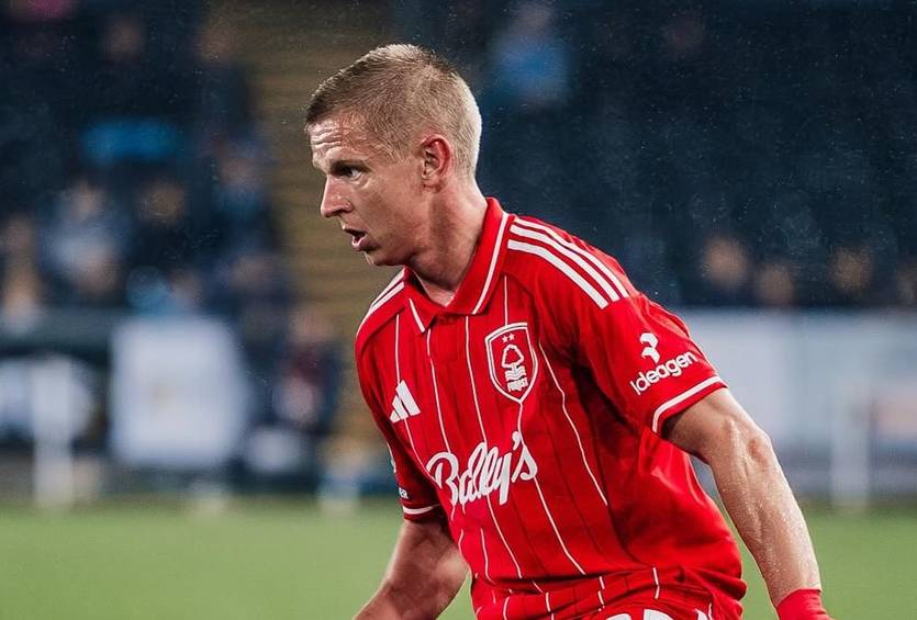 Зинченко пропустит матч Ноттингем Форест против Манчестер Юнайтед